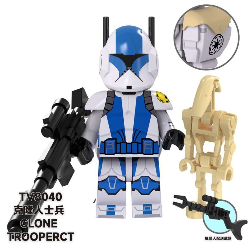 Clone Wars Trooper Soldier TV-8040 Star Wars Minifigures