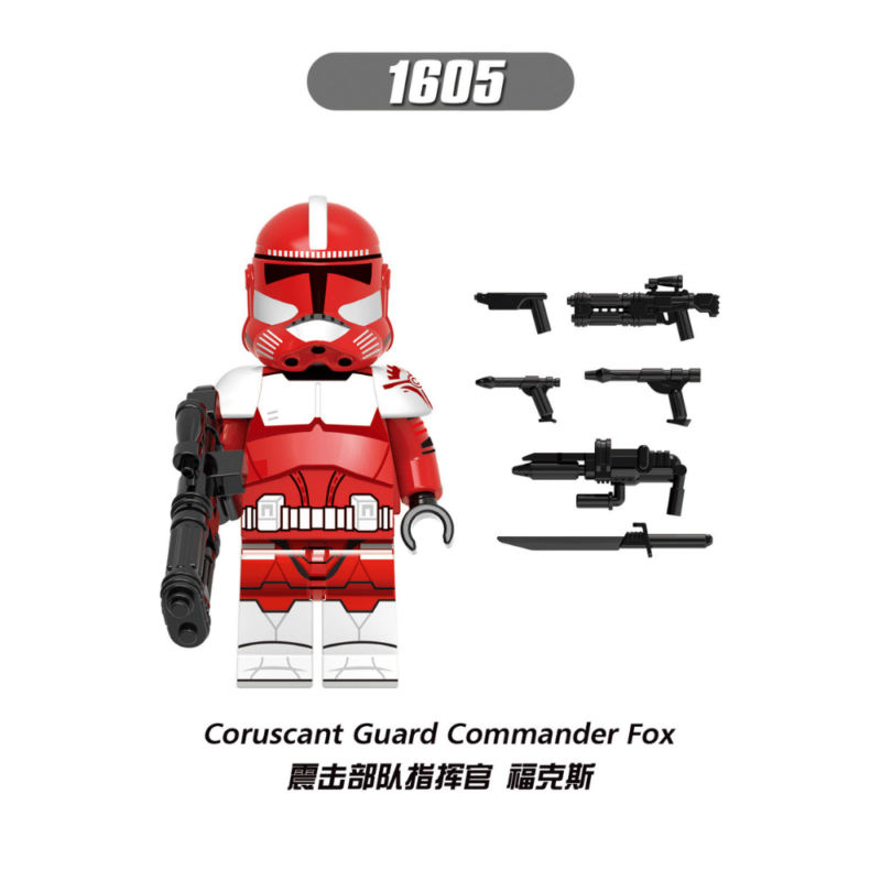 Commander Fox (Phase 2) XH1605 Custom Star Wars Minifigures