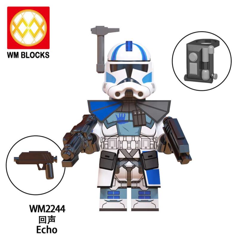 Echo WM2244 Custom Star Wars Minifigure (Clone Trooper)