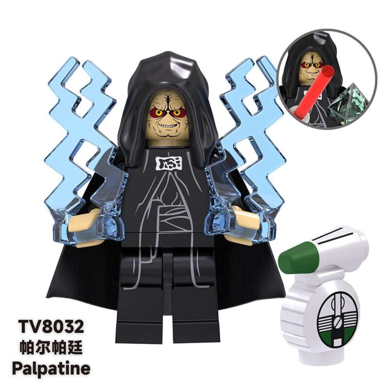 Emperor Palpatine TV8032 Custom Star Wars Minifigure (Sith Lord)