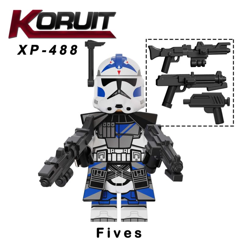 Fives XP-488 Custom Star Wars Minifigure (Clone Trooper)