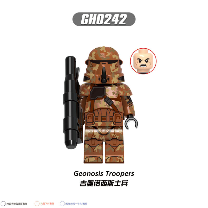 Geonosis Airborne Clone Wars Trooper Soldier GH0242 Star Wars Minifigures