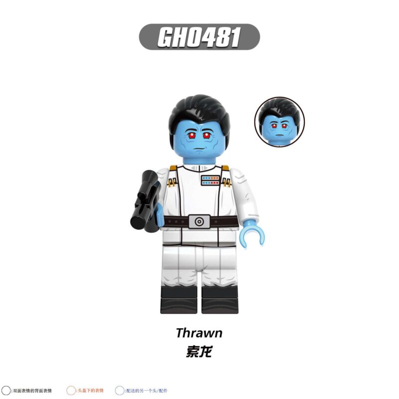 Grand Admiral Thrawn GH0481 Custom Star Wars Minifigures