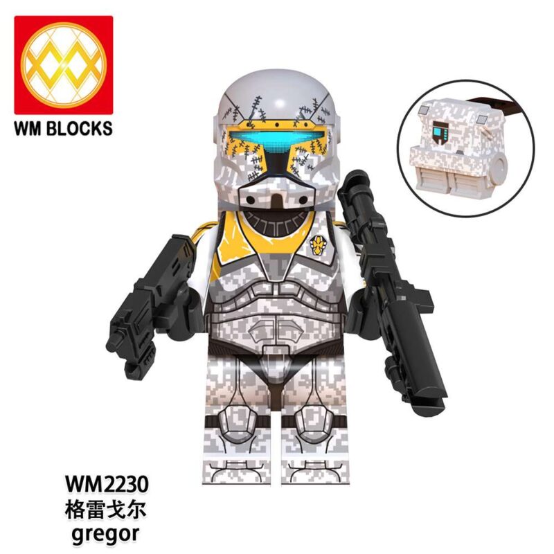 Gregor WM2230 Custom Star Wars Minifigure (Clone Trooper)