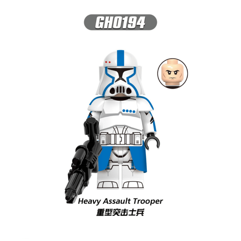 Heavy Assault Trooper Soldier GH0194 Custom Star Wars Minifigures