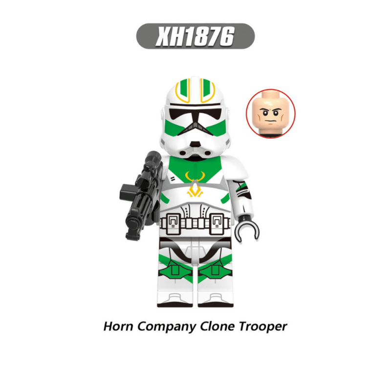 Horn Company Clone Trooper Soldier XH1876 Custom Star Wars Minifigures List