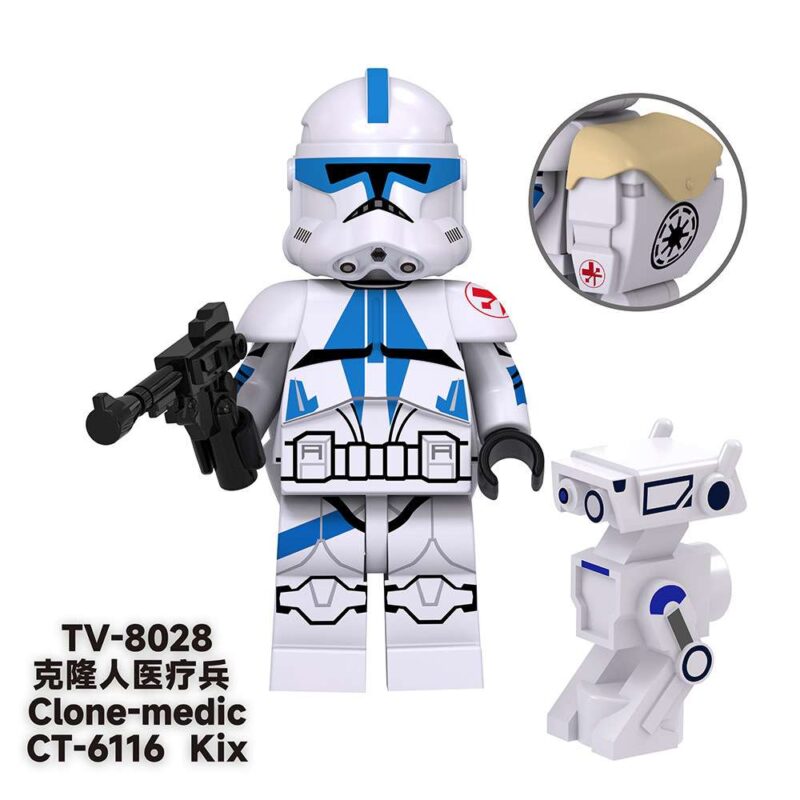 Kix TV-8028 Custom Star Wars Minifigure (Clone Trooper)