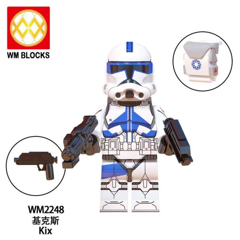 Kix WM2248 Custom Star Wars Minifigure (Clone Trooper)