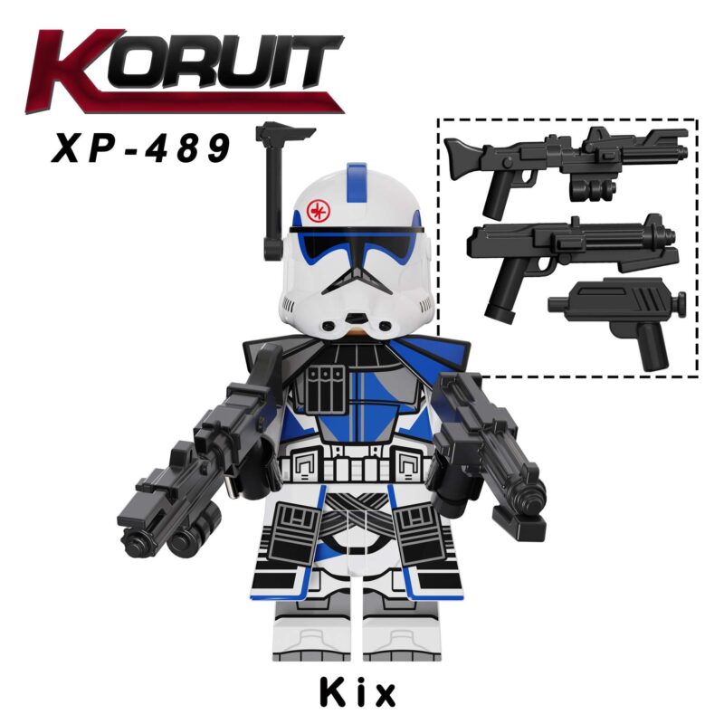 Kix XP-489 Star Wars Custom Minifigure (Clone Trooper)