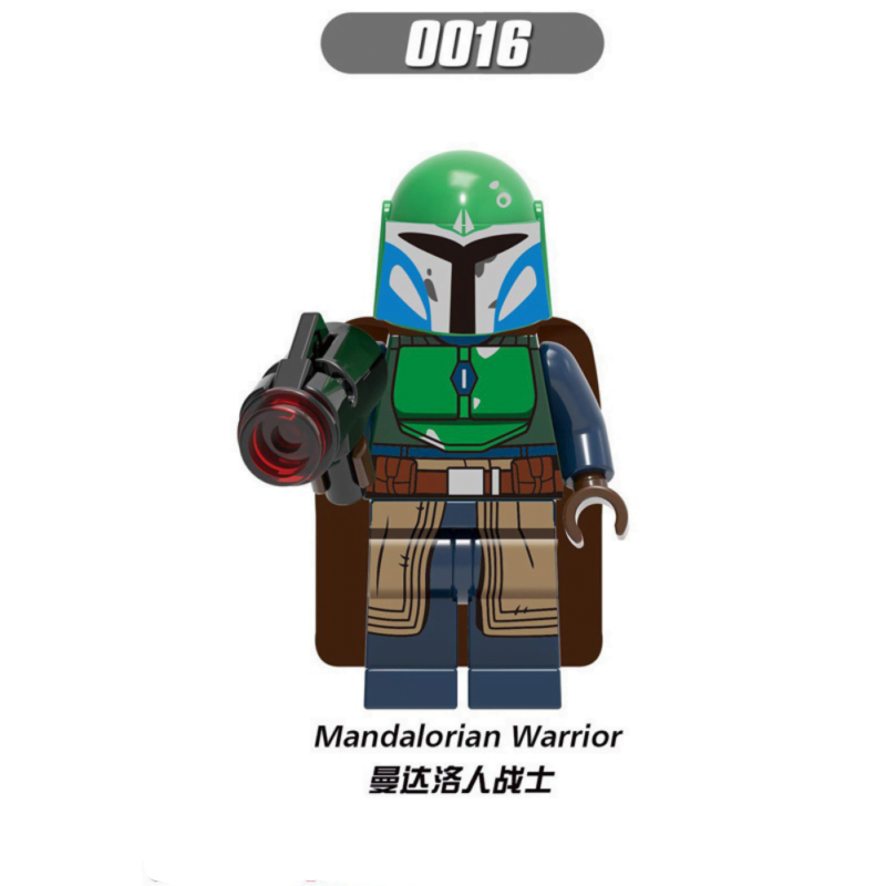 Mandalorian Warrior 0016 Star Wars Minifigure (Custom Edition)