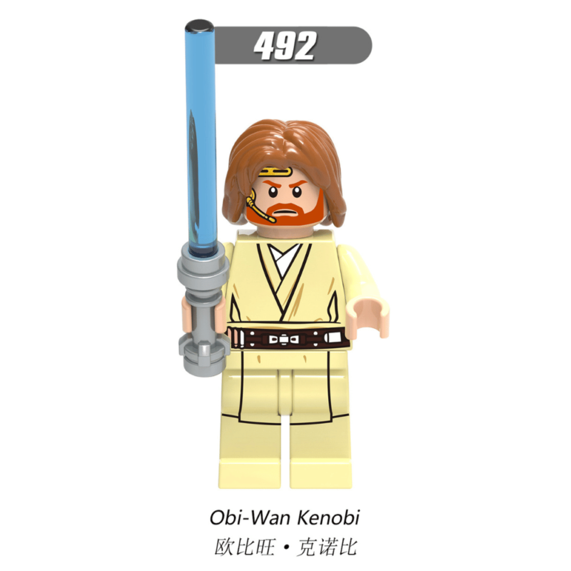 Obi-Wan Kenobi (Headset) XH492 Star Wars Minifigures