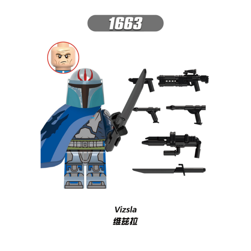 Classic Pre Vizsla XH1663 Custom Star Wars Minifigures