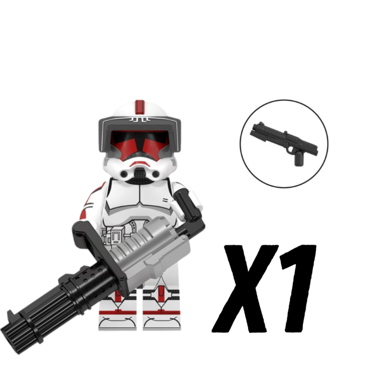 Star Wars Coruscant Guard Riot Control Unit Minifigure Set With Weapons & Accessories