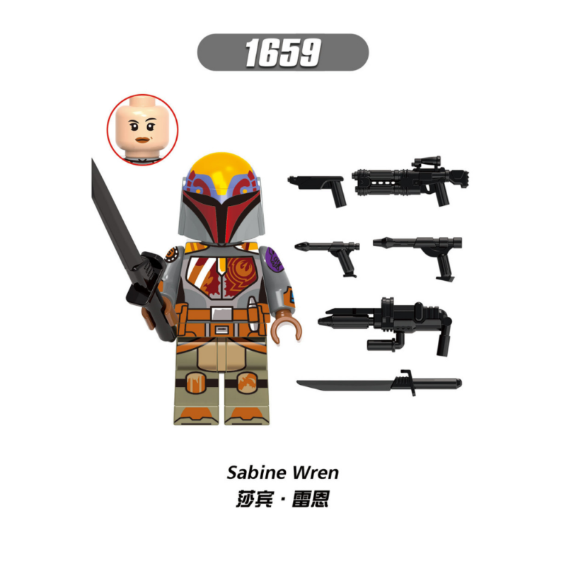 Sabine Wren XH1659 Custom Star Wars Minifigure (Rebels)