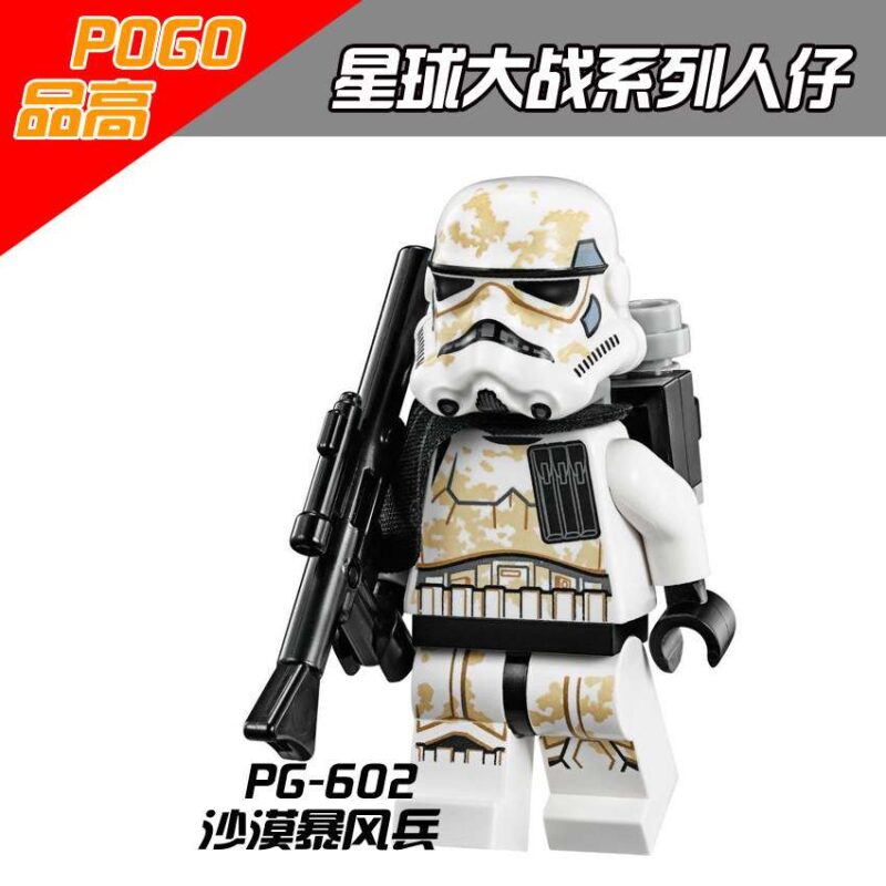 SandTrooper Soldier Custom Star Wars Minifigures Edition POGO-602