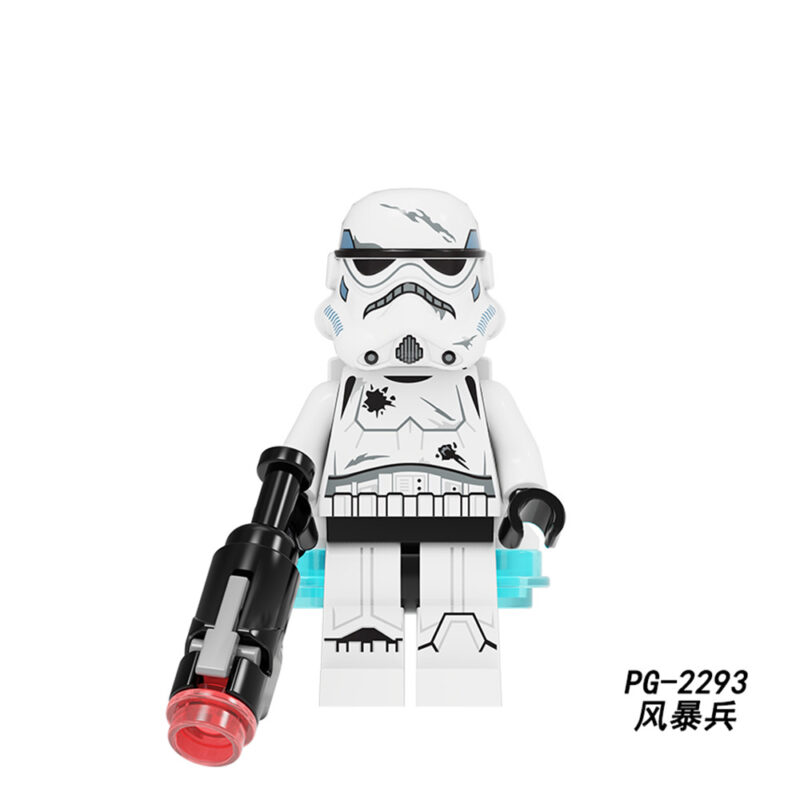 StormTrooper Soldier (Battle Damaged) Custom Star Wars Minifigures POGO-2293