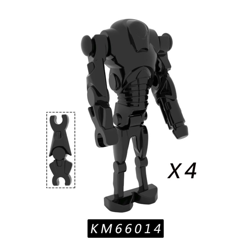 Super Battle Droid X4Pcs KM66014 Custom Star Wars Minifigures