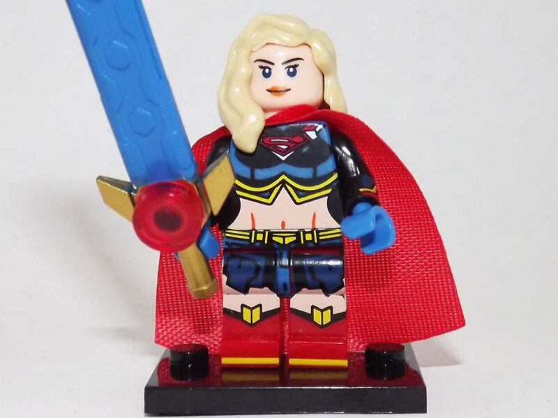 Supergirl Play Arts Kai version DC Minifigures Custom for Collector