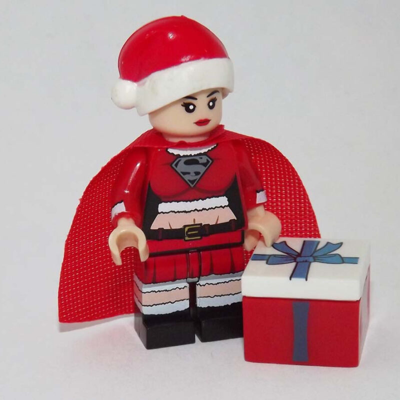 Supergirl Santa Claus Christmas Minifigures Custom - Image 2