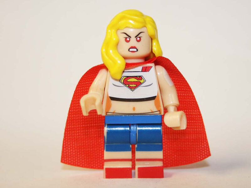 Supergirl White shirt movie DC Minifigures Custom