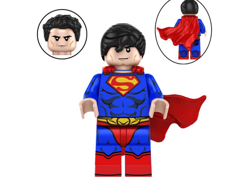 Superman Wavy Cape Minifigures Custom