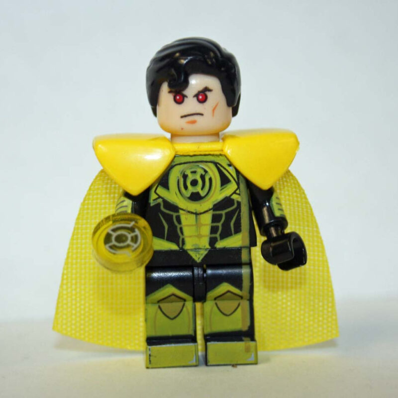 Superman Yellow Lantern Minifigures Custom