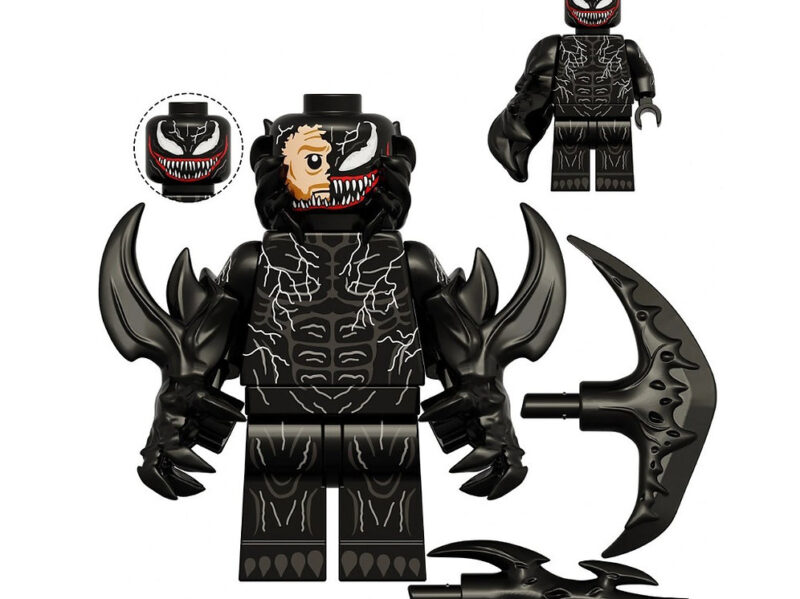 Venom ripped mask Large Size Marvel Spider-Man Minifigure