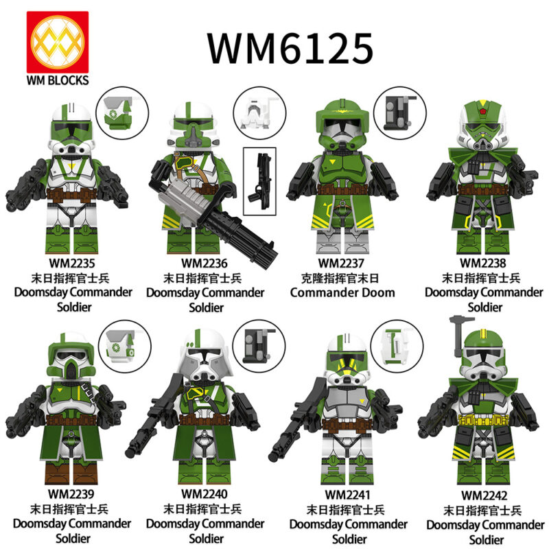 Doom's Unit / Doomsday Commander Trooper Soldier WM2236 Star Wars Minifigures - Image 2