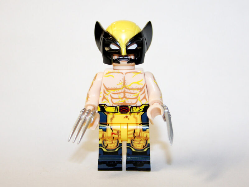 Wolverine Deadpool Movie Series Series Movie Series 3 Marvel Shirtless Yellow Minifigures