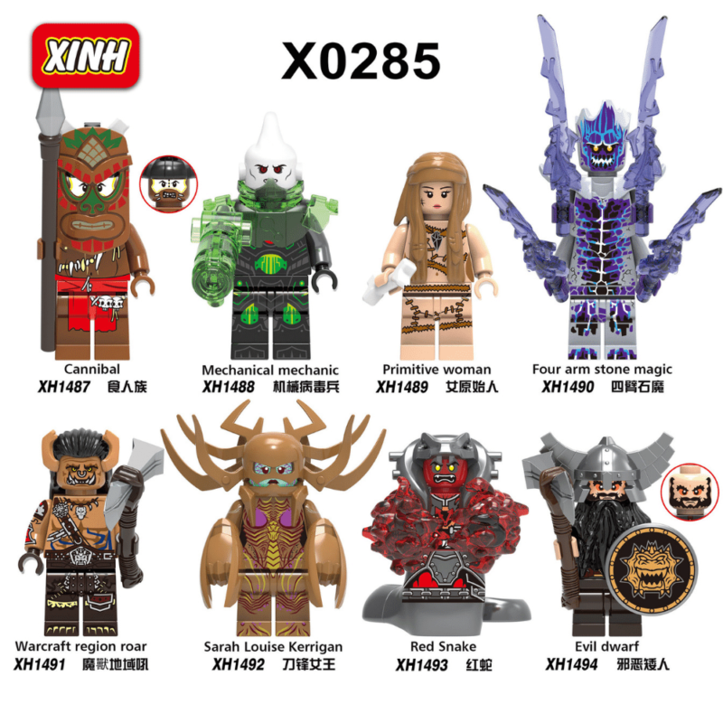 Red Snake XH1493 Ninjago Movie Minifigures - Image 2