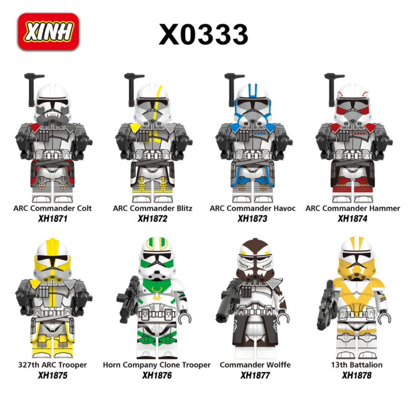 13th Battalion Clone Trooper Soldier XH1878 Custom Star Wars Minifigures Sale - Image 2