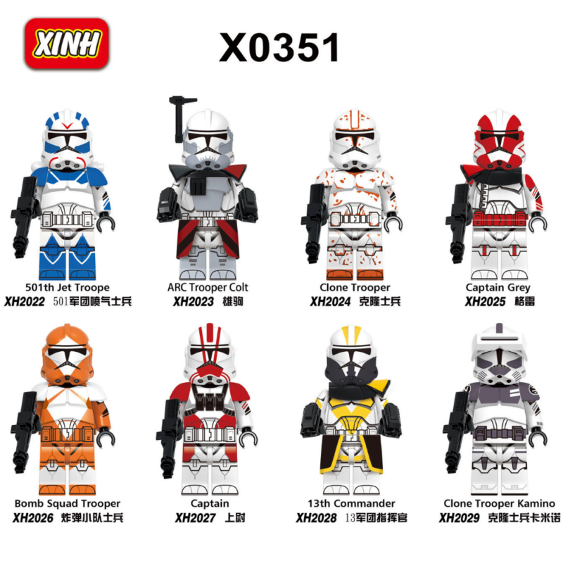 Styles XH2027 Custom Star Wars Minifigure (Clone Wars) - Image 2