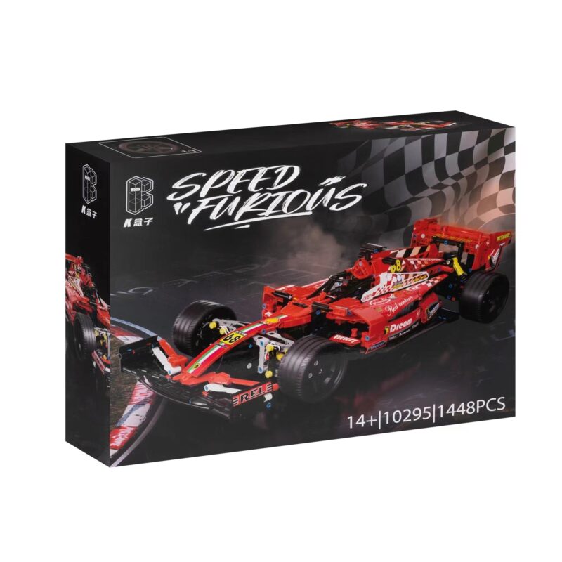 1448PCS KBOX 10295 10296 Ferrari Formula 1 Car - Image 3