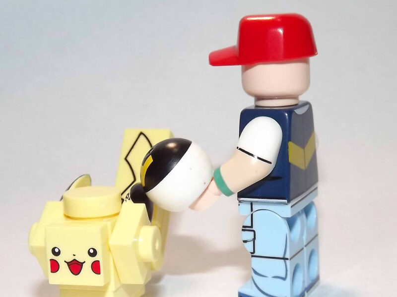 Ash Ketchum & Pikachu Minifigure - Pokémon Y & X Collectible - Image 2