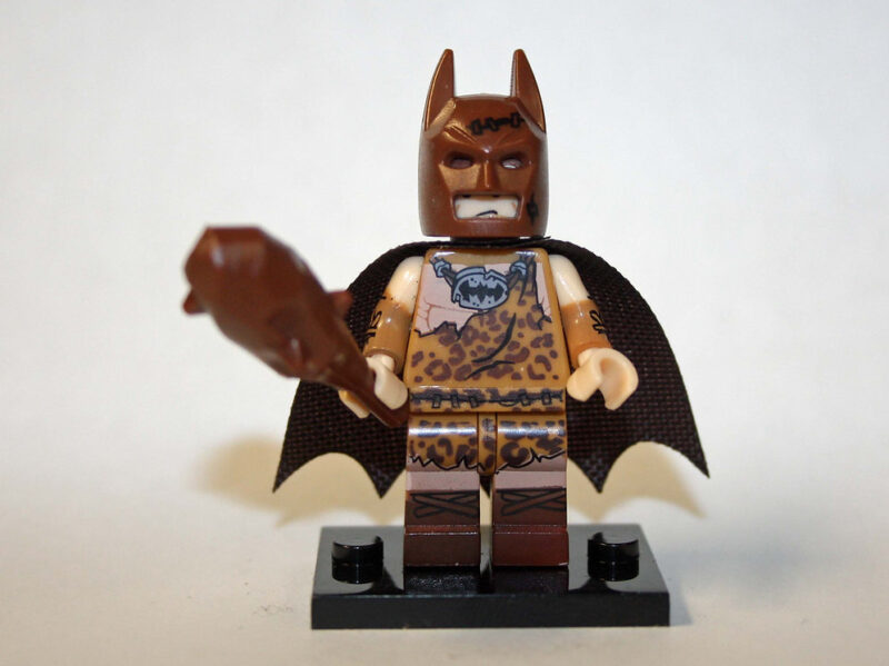 Cave Batman Minifigure - Caveman Edition