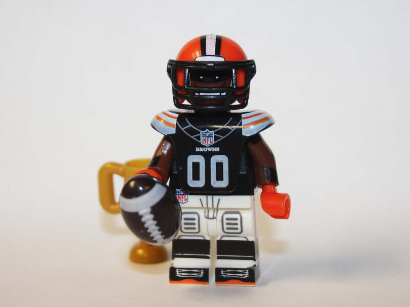 Cleveland Browns Minifigure - NFL Football Player Collectible