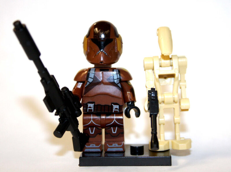 Clone Commander Jet Minifigure - with Droid, Clone Wars Star Wars Edition