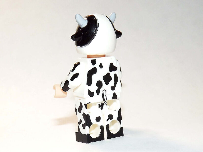 Cow Animal Suit Girl Minifigure - Cartoon Character - Image 2