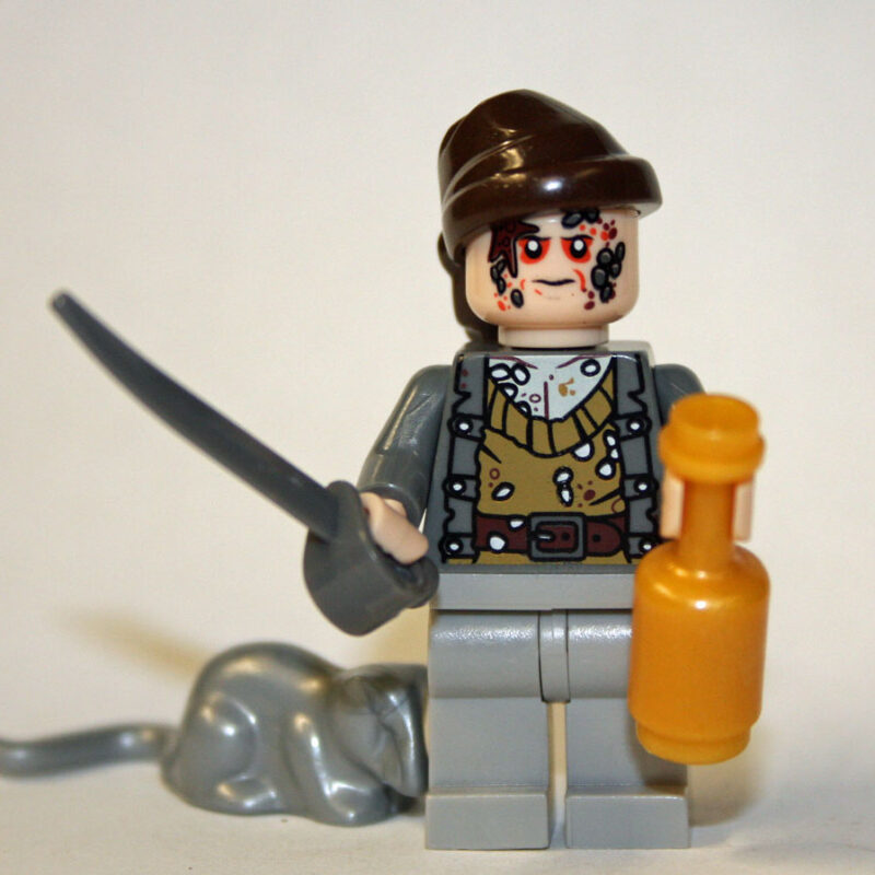 Crew Member Pirate Minifigure - Davy Jones, Pirates of the Caribbean