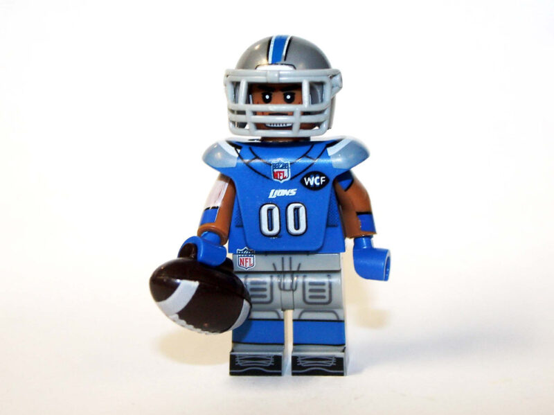 Detroit Lions Minifigure - NFL Football Player Collectible