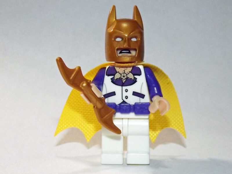 Disco Batman Minifigure - 70s Edition