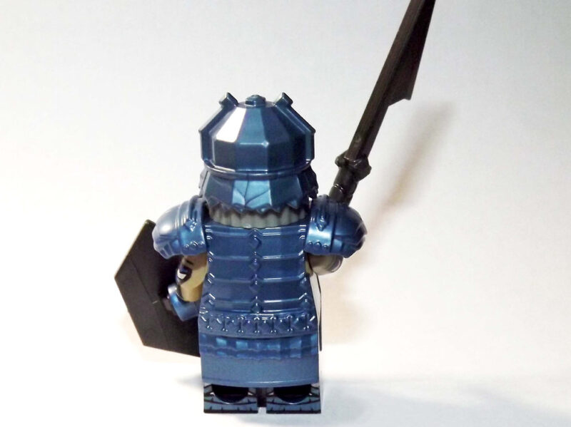 Dwarf Warrior Minifigure - Blue Armor, Lord of the Rings Hobbit Edition - Image 2