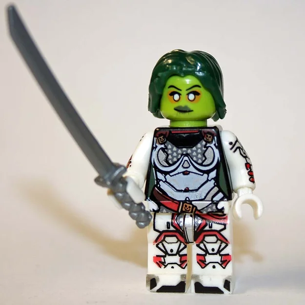 Gamora White Armor Guardians of the Galaxy Minifigure