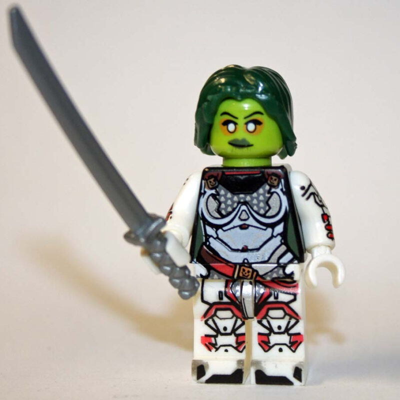 Gamora White Armor Minifigure - Guardians of the Galaxy Edition