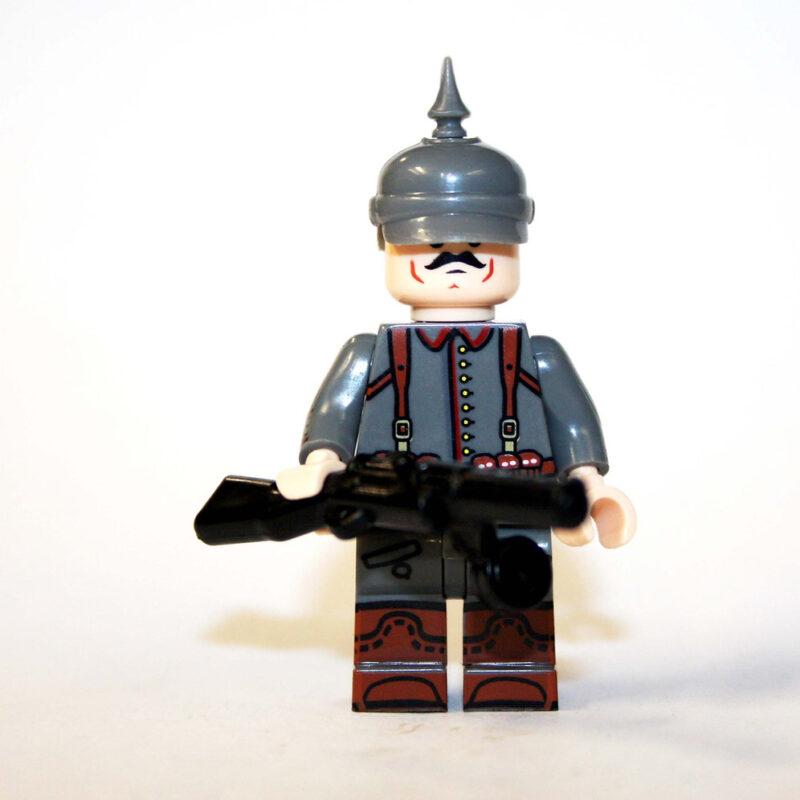 German WW1 Trench Raider Soldier Minifigure - Historical Collectible