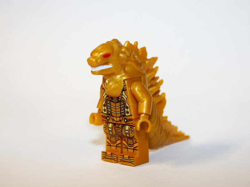 Godzilla Gold Minifigure - Monster Horror Collectible