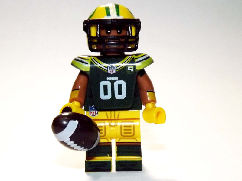 Green Bay Packers Minifigure - NFL Football Player Collectible