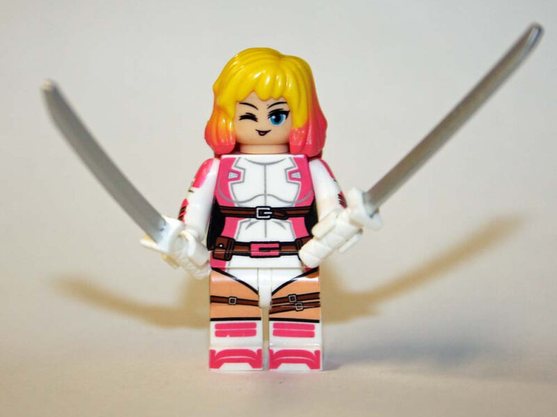 Gwenpool V2 Minifigure - Premium Marvel Deadpool Collectible