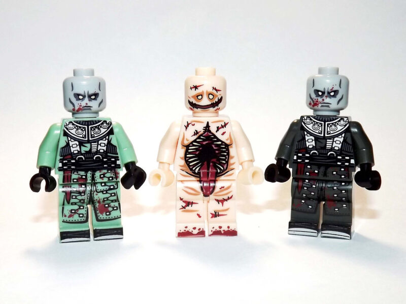 Hellraiser Cenobite Minifigure - Premium Zombie Horror Movie Collectible Set