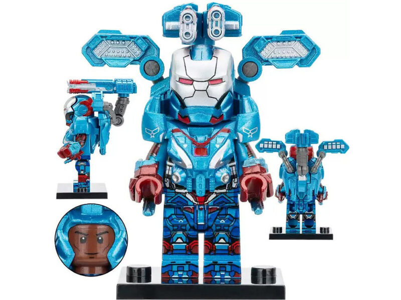 Iron Patriot Minifigure - Deluxe Iron Man Patriot Edition - Image 2